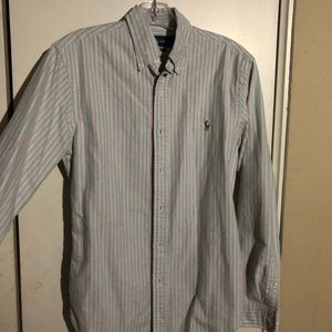 Ralph Lauren Button Down Striped Slim Fit S